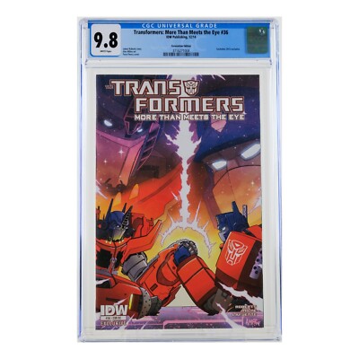 Transformers More Than Meets The Eye #36 CGC 9.8 SacAnime 2015 Convention Ed IDW