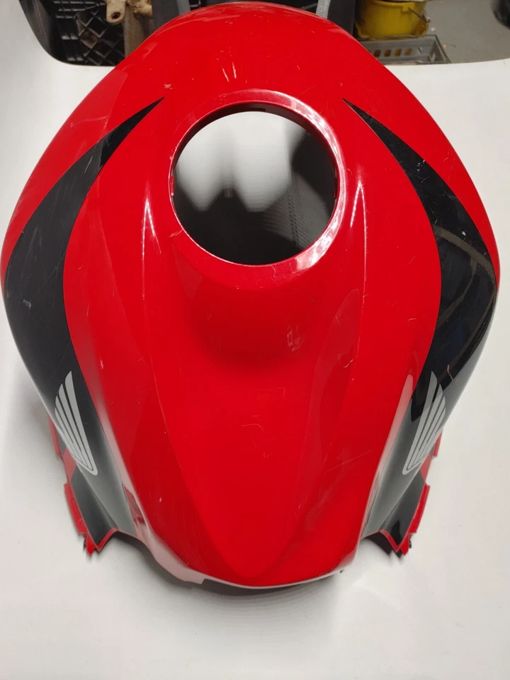 Honda CBR600RR CBR 600RRR 2007-2008 cubierta del tanque de gasolina refugio carenado rojo Foto 3 de 4