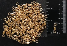 50 pcs Brass Rolling Swivels Size # 1 (NEW) Free Shipping