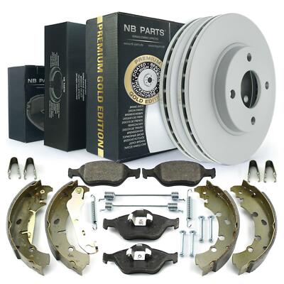Bremsscheiben Bremsbeläge vorne Bremsbacken mit Zubehör hinten für Ford Mazda
