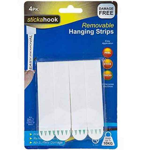 STRONG wall Picture Photo Canvas Frame Hanging Sticker Strips Removable 10kg