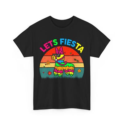 Lets Fiesta Cinco De Mayo Shirt Pinata Funny Mexican Boy Kid T-Shirt