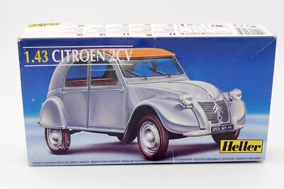 Heller 80767 - Maquette voiture Citroën 2 CV avec 3 décorations
