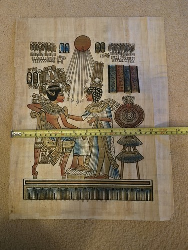 Genuine Egyptian Papyrus Paper Hand Painted - Picture 7 of 7