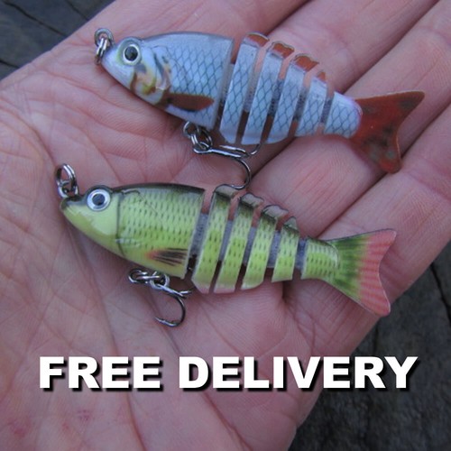 Micro Fishing Lure Bait Realscale Savage Perch Trout Chub Countdown Gear x 2 - Picture 11 of 13