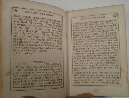1844 Private Hingabe HANNAH MEHR Gebete & Meditationen HOMER MERRIAM Troy NY - Bild 13 von 24