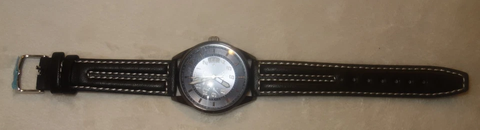 Reloj Hombre Impulse by STEINHAUSEN IM8523LU Racing Rayas Cuarzo Negro/Azul NUEVO Foto 2 de 3