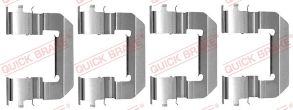 Quick Brake 109-0014 ZubehöRsatz, Scheibenbremsbelag FüR Fiat, Hyundai, KIA-image