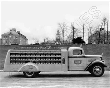 Coca Cola Delivery Truck Photo 8X10 - 1936 Coke