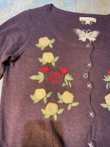 Odd Molly floral cardigan sweater 