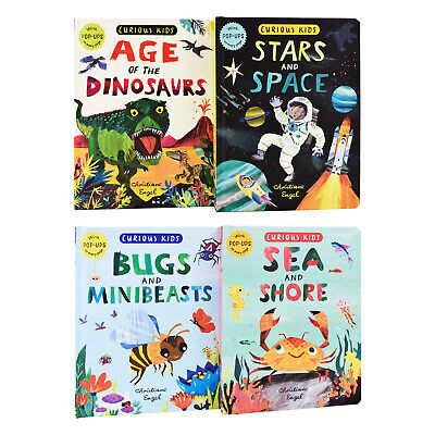 Curious Kids Pop Up Collection 4 Books Set By Christiane