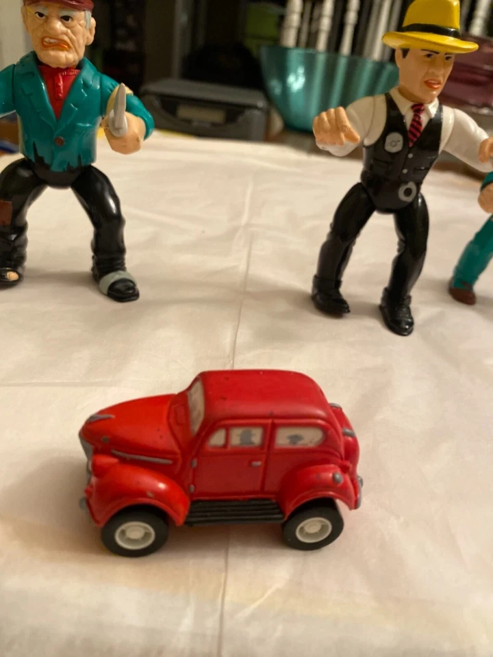 LOTE DE COLECCIONABLES DE PELÍCULA DE COLECCIÓN DE LA DÉCADA DE 1990 DE DICK TRACY DISNEY Foto 3 de 4