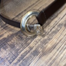 Chico  s Brown Leather Belt Boho Look M/L EUC