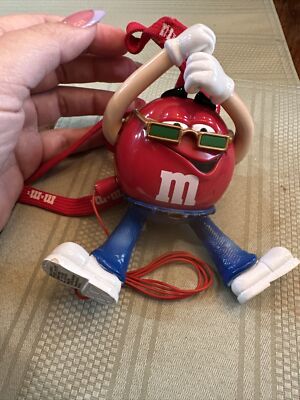 Red M&M Transistor AM/FM Lanyard Radio Mar’s Candy | eBay