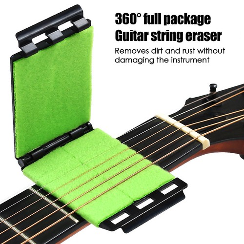 Guitar String Cleaner Guitar String Cleaning Cloth Scrubber Guitar Maintenance - Picture 7 of 12