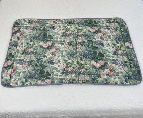 Laura Ashley King Pillow Sham Ashbourne Hydrangea Green Floral Vintage Retro USA - Picture 6 of 20