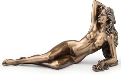 Veronese Design 8 5/8 Inch Nude Female Lying Pose Sculpture