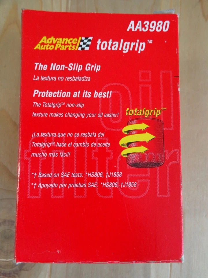 Advance Auto Parts Oil Filter AA3980 Lot of 2 Totalgrip Car Truck Automotive - Image 3 of 3