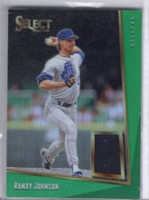 2020 Select Randy Johnson 1993 Retro Materials Green Prizm Jersey Patch 3/5