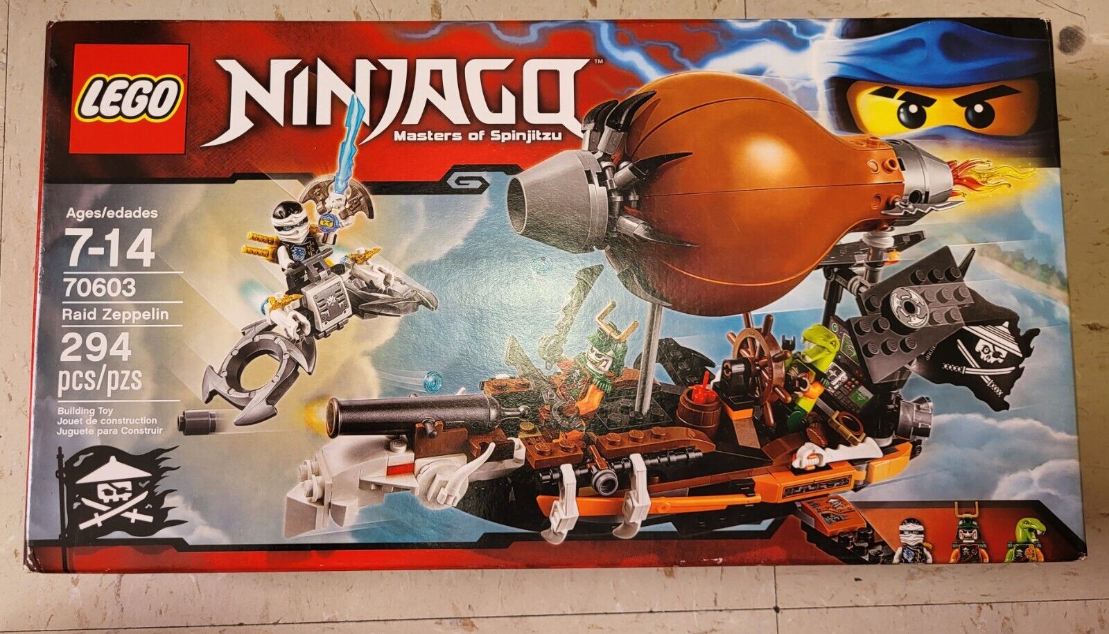 LEGO Ninjago Raid Zeppelin 70603 SEALED New In Box Masters of Spinjitzu