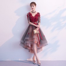 NEW Evening Formal Party Ball Gown Prom Bridesmaid Host Acting Flower Dress BGAM