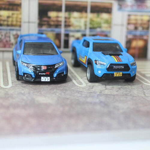 Diorama 1:64/43/18 Japanese Model Car License Plate Garage Scene Model Accessory - Picture 3 of 10