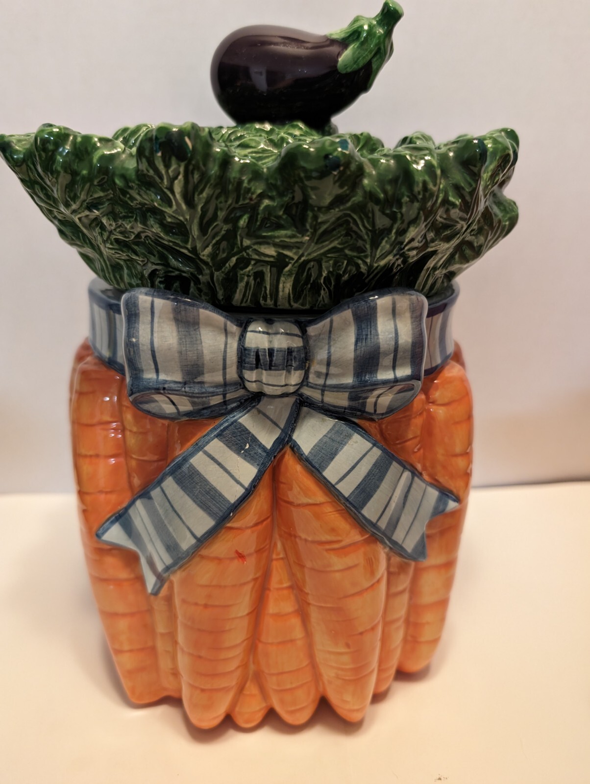 Fitz and Floyd Classics Garden Vegetable Vintage Canister Set, Read