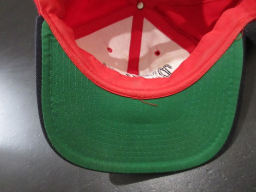 VINTAGE Florida Panthers Hat Cap Snap Back Red Hockey Starter Script Mens 90s - Picture 8 of 9