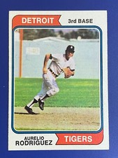 ⚾ 1974 Topps Baseball Base Card #72 Aurelio RODRIGUEZ - EXMT or better ⚾