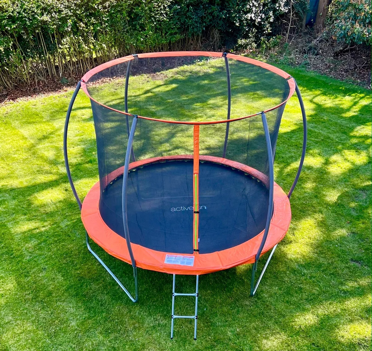 Trampoline net clearance cover