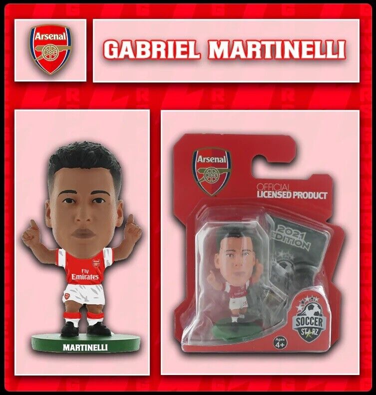 ARSENAL FC SAKA/MARTINELLI/ODEGAARD 3PK COMBO SOCCERSTARZ MINI 2 INCH  FIGURES