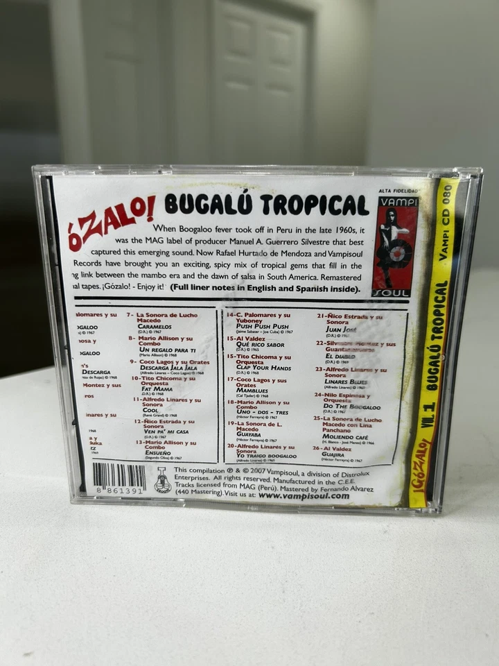 Bugalú Tropical ¡Gózalo! Vol. 1 CD — 第 2/4 张图片