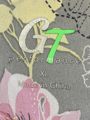 GT Performance Womens Soft Stretch Scrub Print Top Floral - Picture 8 of 9