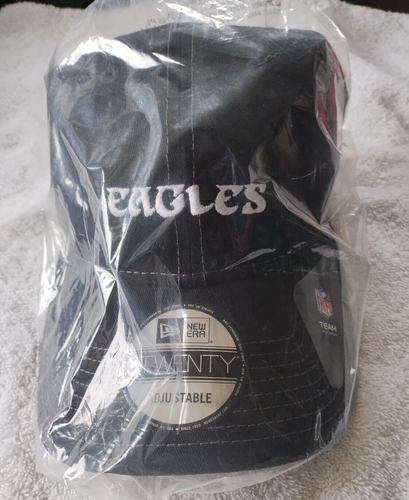 Philadelphia Eagles NFL New Era 9Twenty Eagles Script Adjustable Cap, Hat - Picture 10 of 10