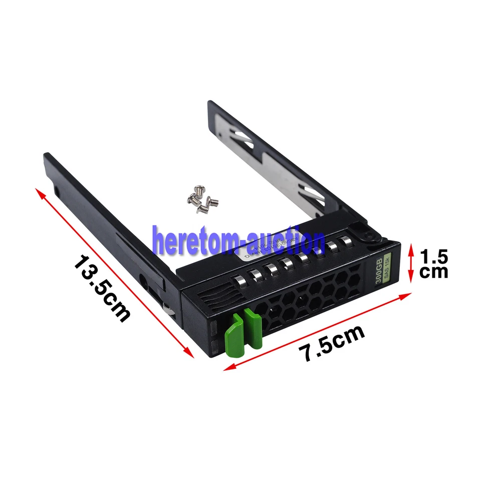 10 Fujitsu RX200 RX300 RX350 S7 S8 TX1330 M1 2.5" SFF SAS Tray Caddy A3C40135103 - Image 3 of 4