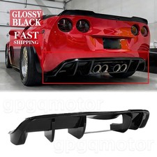 For Corvette C6 2005-2013 Performance Style Gloss Black Rear Bumper Lip Diffuser For Corvette C6 2005-2013 Performance Style Gloss Black Rear Bumper Lip Diffuser