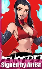 Azula the last airbender Trans Vers 11x17 Art Print artist signed  Anime        