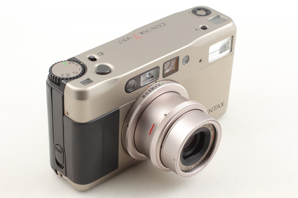 Top MINT /Strap] Contax TVS II Point & Shoot 35mm Silver