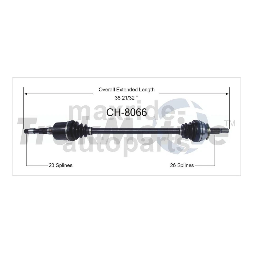 Junta de eje CV del lado del conductor del pasajero delantero para Dodge 400 1982 1983 Foto 2 de 3