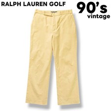 90S Vintage Ralph Lauren Golf Chino Pants Stretch Cotton 9 Beige Ladies Vintage