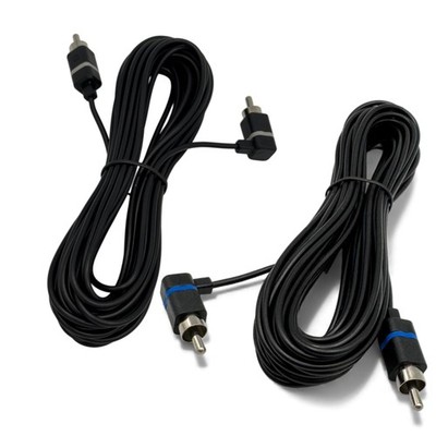 TRUVARO Satellite Speaker Cables for Vizio V51, 24.6 feet, Pair: Blue & Gray 