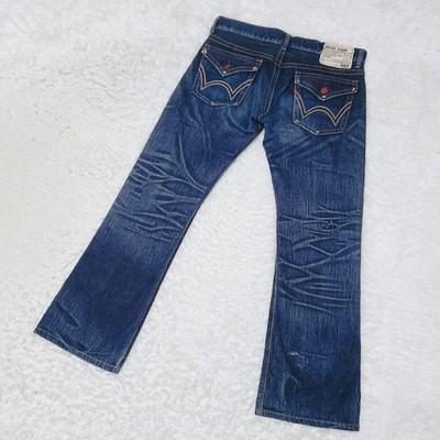 Edwin 00s Archive 503 Onihige Hachinosu Flare Denim Pants 34 Used