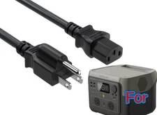AC Power Cord Cable For EcoFlow RIVER 2 Pro Portable Power Station