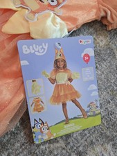 Bingo Dress Classic Toddler Costume 3-4T Bluey Costume New