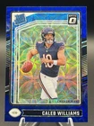 2024 Panini Donruss Optic Rated Rookie Caleb Williams #201 Blue Scope Prizm (RC)