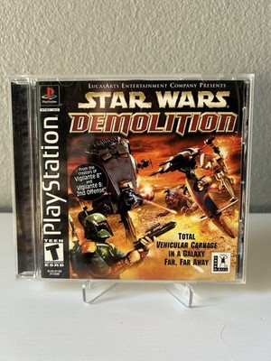 Star Wars Demolition ( PS1~Playstation 1) 2001 Complete with Registration Card