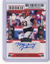 2024 Panini Contenders McKinnley Jackson #264 Rookie Ticket Auto RC Bengals
