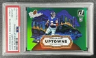 JAXSON DART PSA 10 2025 PANINI DONRUSS ROOKIES & HIGHLIGHTS UPTOWNS GREEN RC SSP