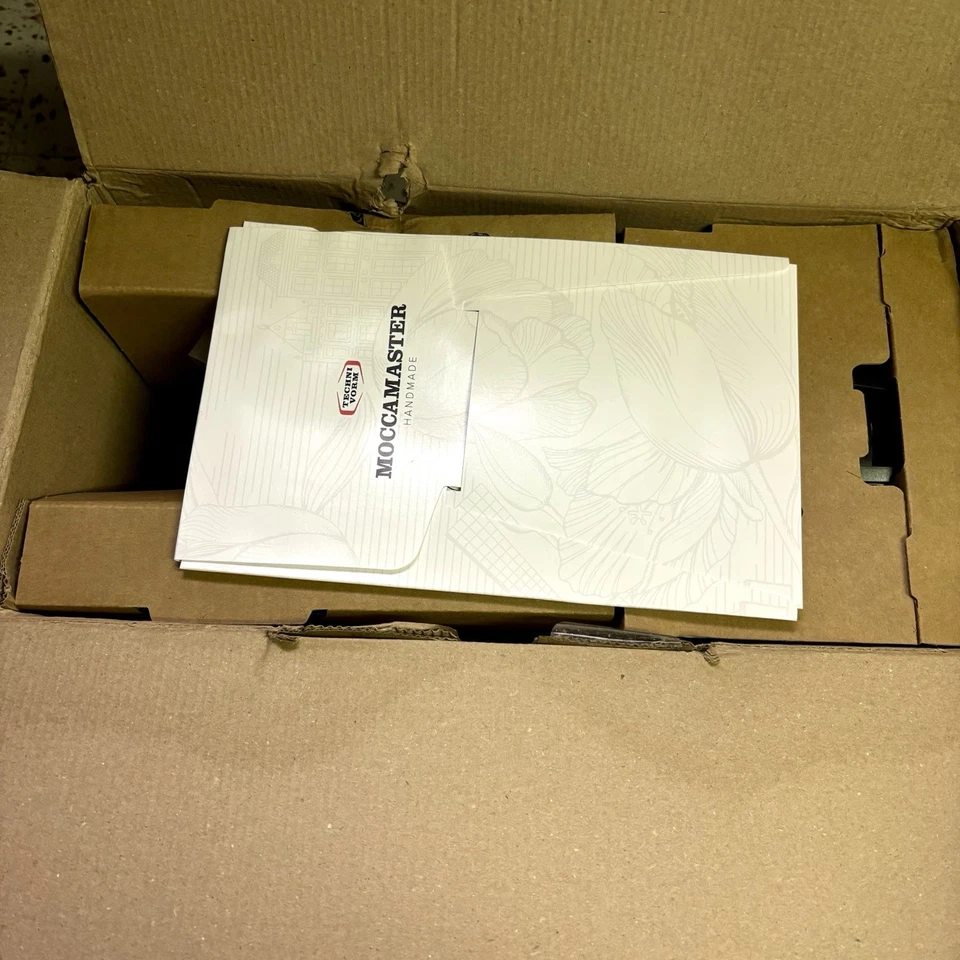 Moccamaster Technivorm KB Cafetera Manual Parada de Goteo Plateada Cepillada Nueva OB Foto 4 de 4