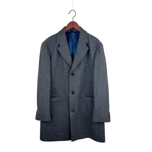 J. Crew Gray Wool & Cashmere Top Coat L